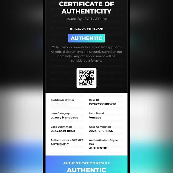 VERSACE Medusa Wristlet Zip Clutch Caramel Leather Pouch with Dust Bag & COA - Picture 9 of 9